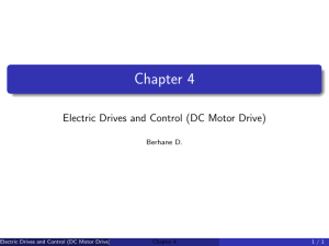 Chapter 4: DC Motor Drive Control