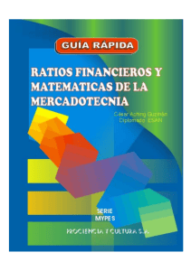 Gu&iacute;a R&aacute;pida de Ratios Financieros y Matem&aacute;ticas de Mercadotecnia