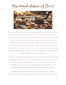 The Sweet Chaos of Flour: Family Baking & Chocolate Cake History