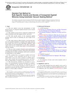 ASTM D6752/D6752M-23: Bulk Specific Gravity of Asphalt Mixtures
