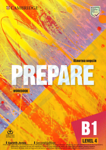 Cambridge PREPARE B1 Workbook Level 4 Pilot Version