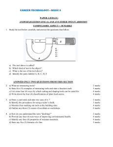 Career Technology Basic 8 Exam Paper 2