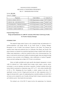 Ammonia Refrigeration System Design for Onion Cold Storage