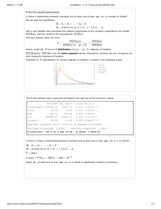 F-Test and ANOVA Table in Statistics: Hypothesis Testing Explained