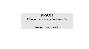 Pharmacodynamics in Pharmaceutical Biochemistry