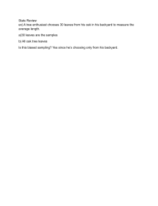 Stats Review: Biased Sampling Example