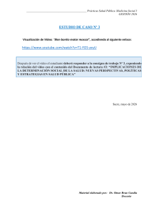 Estudio de caso 3: Determinantes Sociales de la Salud