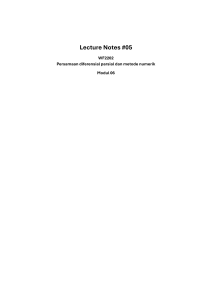 Lecture Notes: Sturm-Liouville Theory & Heat Equation