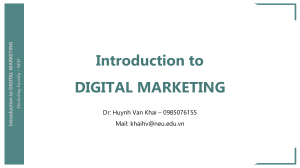 Introduction to Digital Marketing Textbook