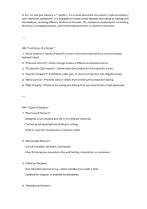 Oil and Gas Packers: Functions, Types, and Applications