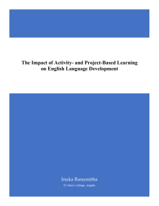 Activity-Based Learning Impact on English Proficiency