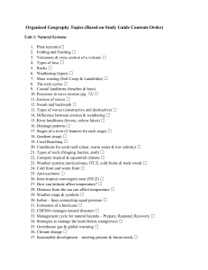 Geography Study Guide: Natural & Human Systems Topics