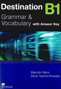 Destination B1 Grammar & Vocabulary with Answer Key