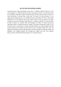 Caribbean Folklore Characters SBA Plan