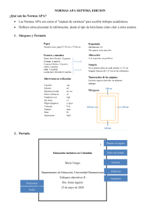 Gu&iacute;a Normas APA 7&ordf; Edici&oacute;n Formato y Citas