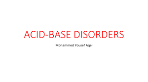 Acid-Base Disorders: Understanding pH, Buffers, and ABG Interpretation