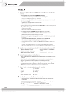Michelin Responsabilisation: Worker Empowerment Reading Exercise