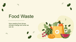 Food Waste: Climate Change Impact and Solutions
