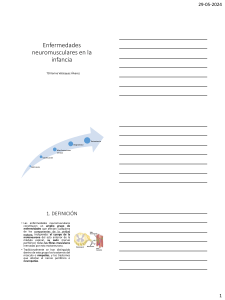 Enfermedades neuromusculares en la infancia