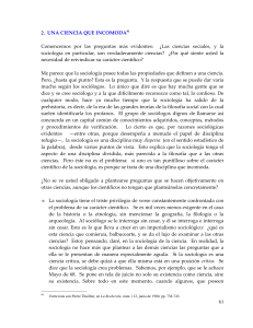 Una ciencia que incomoda: Sociolog&iacute;a y su car&aacute;cter cient&iacute;fico