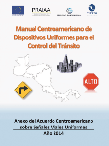 Manual Centroamericano de Se&ntilde;alizaci&oacute;n Vial 2014