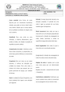 Fen&ocirc;menos Ondulat&oacute;rios - Aula de F&iacute;sica