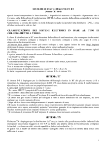 Sistemi di Distribuzione in BT (Norma CEI 64-8)