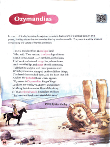 Ozymandias by Percy Bysshe Shelley: Analysis & Questions