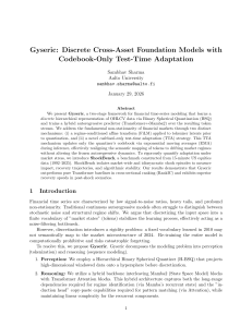 Gyseric: Discrete Cross-Asset Foundation Models with Codebook-Only Test-Time Adaptation