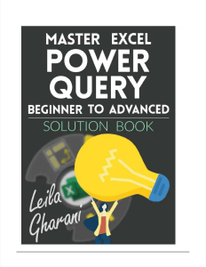 Master Excel Power Query Solution Book: Beginner to Advanced