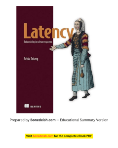 Latency: Reduce Delay in Software Systems - Educational Summary