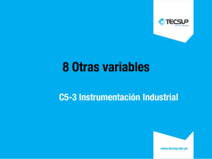 8 Otras variables: Instrumentaci&oacute;n Industrial