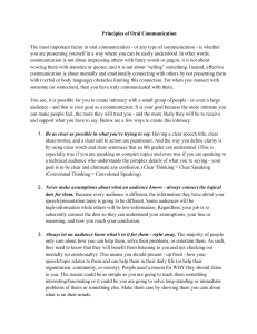 Dr. Rob's Principles of Oral Communication