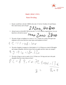 Math1 Ratio Dividing Worksheet