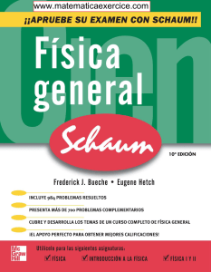 F&iacute;sica General Schaum 10&ordf; Edici&oacute;n - Problemas Resueltos