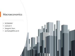Macroeconomics Lecture 4: Accounting for Growth