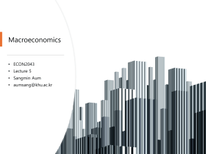 Macroeconomics Lecture 5: Solow & Romer Models