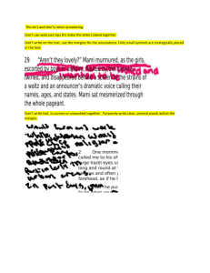 Do's and Don'ts of Annotating Text