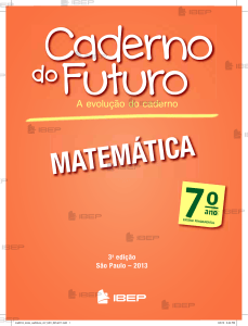 Caderno do Futuro Matem&aacute;tica 7&ordm; ano Textbook