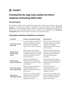 Frameworks de Copy para Meta Ads: Guia Completo