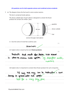 Physics Exam Question: Nuclear Reactors