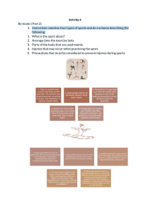 Activity 4: Sports, Muscles, Osteoporosis & Excretory System
