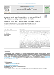 Temporal Graph Neural Network for Polycrystal Cross-Scale Modeling