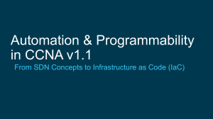 Automation & Programmability in CCNA v1.1