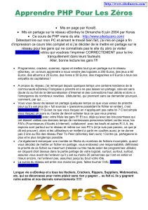 Apprendre PHP pour les d&eacute;butants - Cours complet