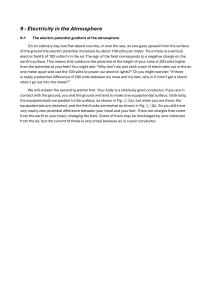 Electricity in the Atmosphere: Electric Potential Gradient