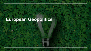 European Geopolitics: Lebensraum, Heartland Theory, & Key Theorists