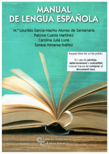 Manual de Lengua Espa&ntilde;ola - Gu&iacute;a Completa