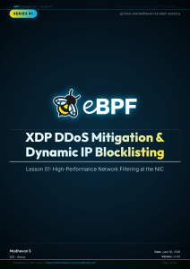 eBPF Mastery: XDP DDoS Mitigation & Dynamic IP Blocklisting