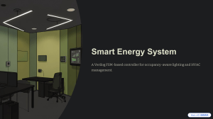 Smart Energy System: Verilog FSM Controller for Occupancy-Aware HVAC